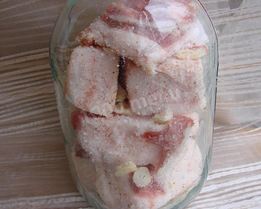 Сало в банке для длительного хранения