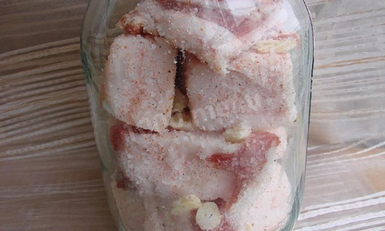 Рецепт сала в банке для длительного хранения