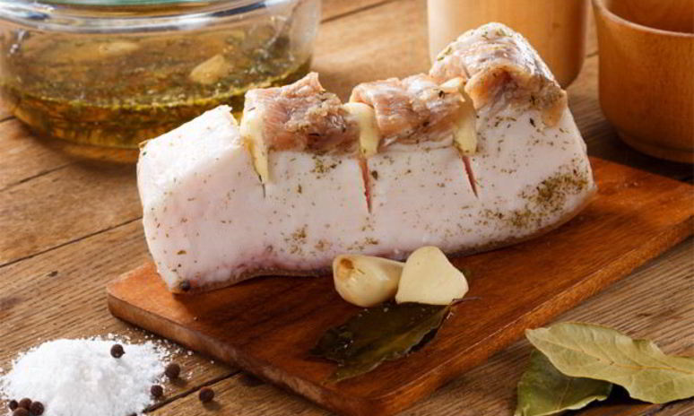 Рецепт сала в чесночном рассоле