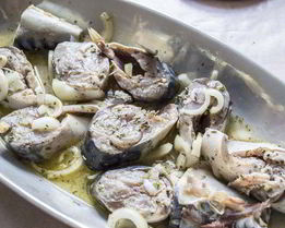 Соленая скумбрия