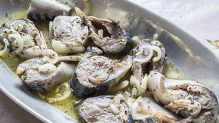 Соленая скумбрия