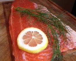 Соленый лосось