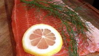 Соленый лосось