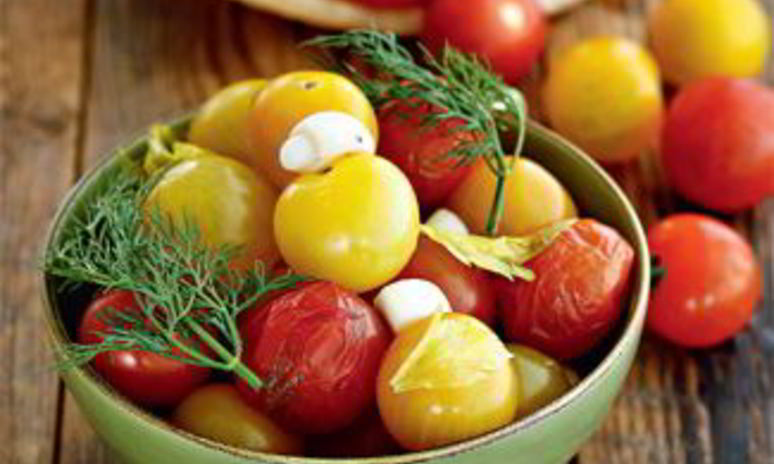 Рецепт соленых помидоров черри