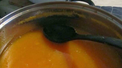 тыквенный сок с апельсином на зиму