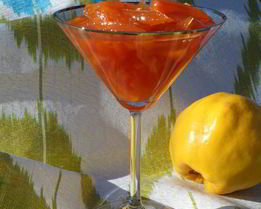 Айвовое варенье в собственном соку