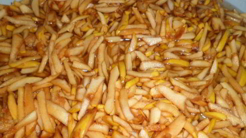 айвовое варенье в собственном соку