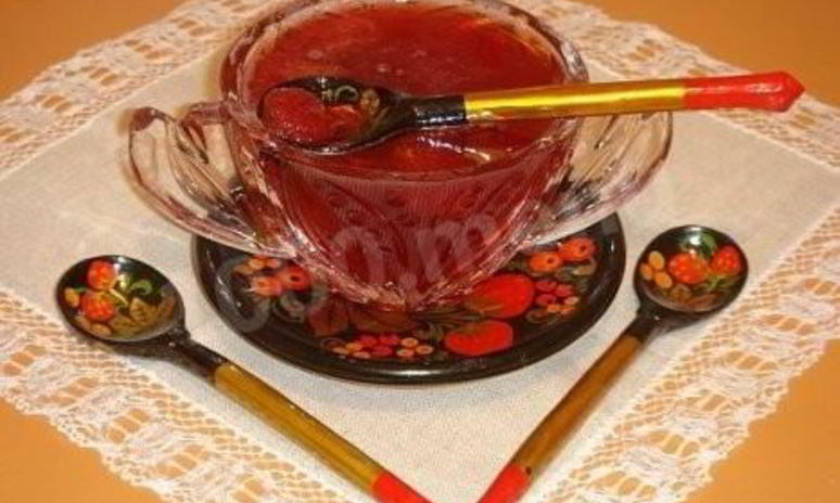 Рецепт калинового варенья с яблоками на зиму