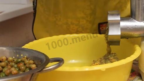 холодное варенье из крыжовника