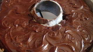 Кольцо с вареньем и шоколадом