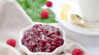 Малиновое варенье густое