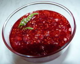 Малиновое варенье с мятой