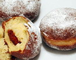 Пончики с вареньем