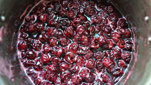 шоколадно-вишневое варенье