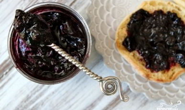 Рецепт варенья из черники без воды