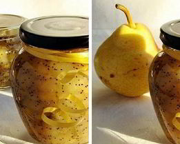 Варенье из груш с маком