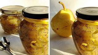 Варенье из груш с маком