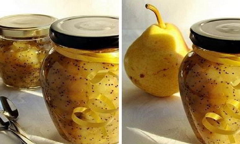 Рецепт варенья из груш с маком