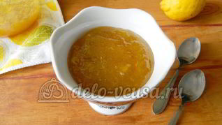 Варенье из кабачков с лимоном