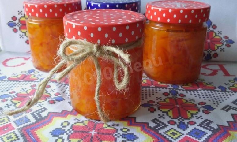 Рецепт варенья из моркови