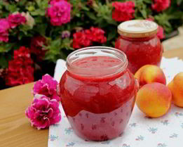 Варенье из нектаринов и слив с ванилью