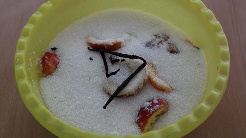 варенье из нектаринов и слив с ванилью