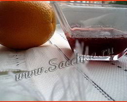 Вишневое варенье с апельсином