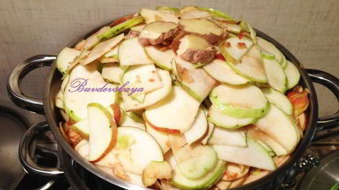 яблочный сок с имбирем на зиму