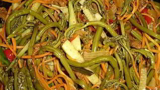 Заготовка папоротника на зиму