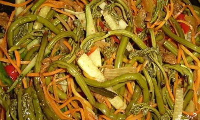 Рецепт заготовки папоротника на зиму