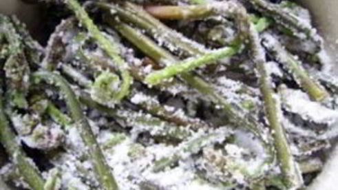 заготовка папоротника на зиму