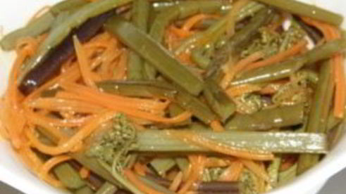 заготовка папоротника на зиму