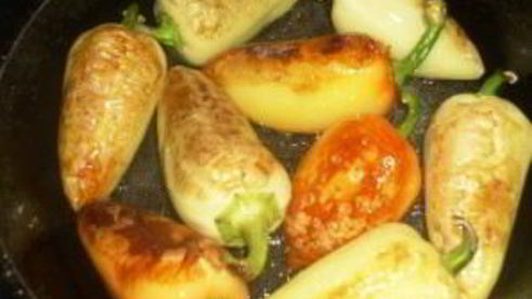 закатка жареного перца