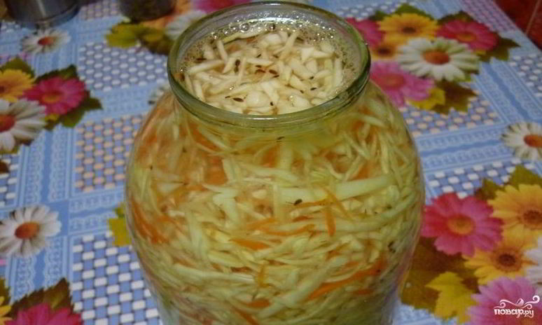 Рецепт засолки капусты на зиму