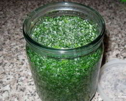 Зелень на зиму