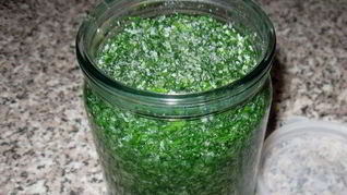 Зелень на зиму