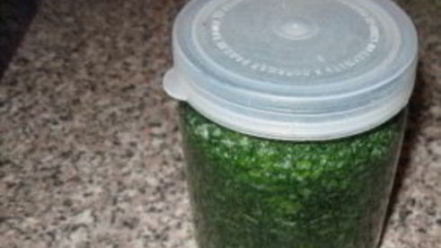 зелень на зиму