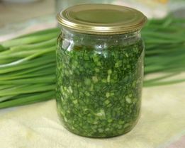 Зеленый лук на зиму