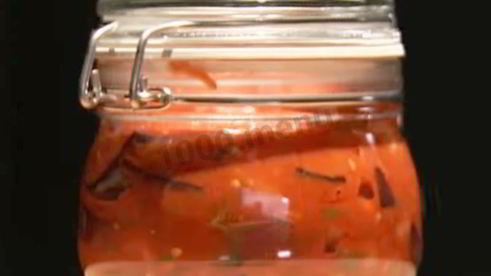 жареные баклажаны на зиму с чесноком и помидорами