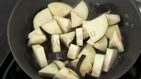 жареные баклажаны на зиму с чесноком и помидорами