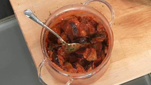 жареные баклажаны на зиму с чесноком и помидорами