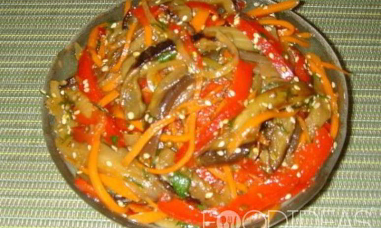 Рецепт баклажанов по-корейски