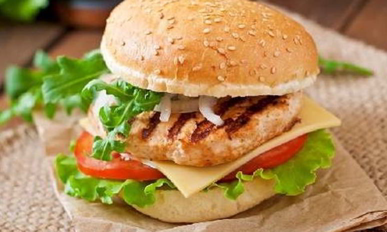 Рецепт бургера с сыром и курицей