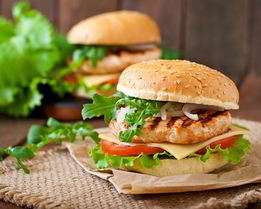 Бургеры с куриной грудкой