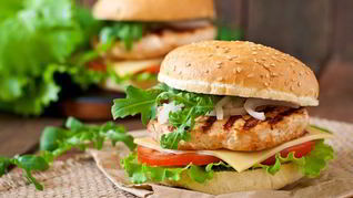 Бургеры с куриной грудкой
