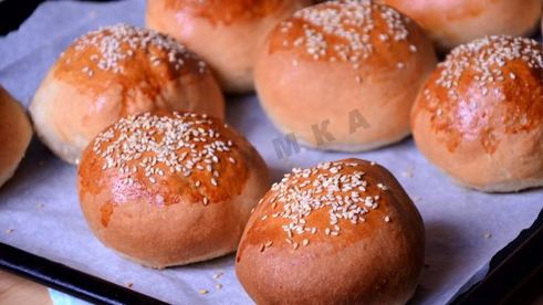 домашние булочки для гамбургеров