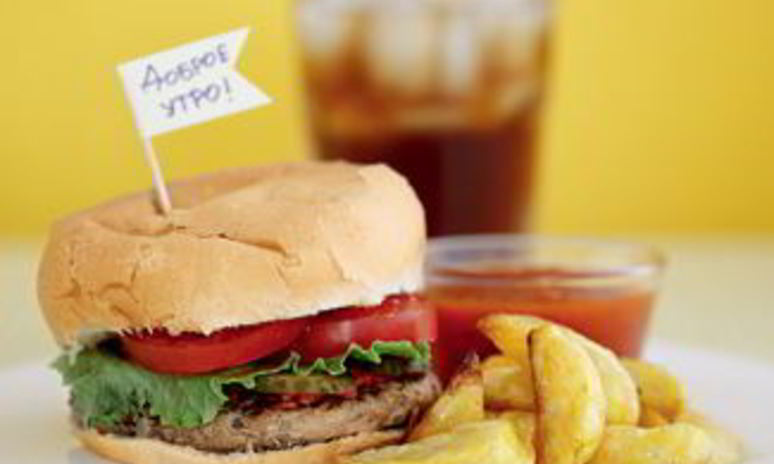 Рецепт гамбургера с картошкой