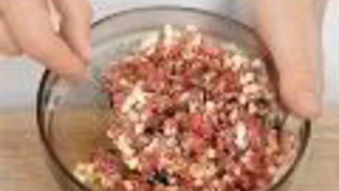 гамбургер с картошкой