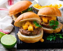 Карри бургер с манго