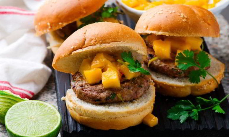 Рецепт карри бургер с манго